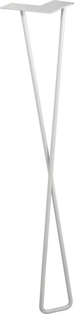 Wagner Möbelbein Hairpin Twist aus Stahl in Lichtgrau, Höhe: 71 cm - Bild 1