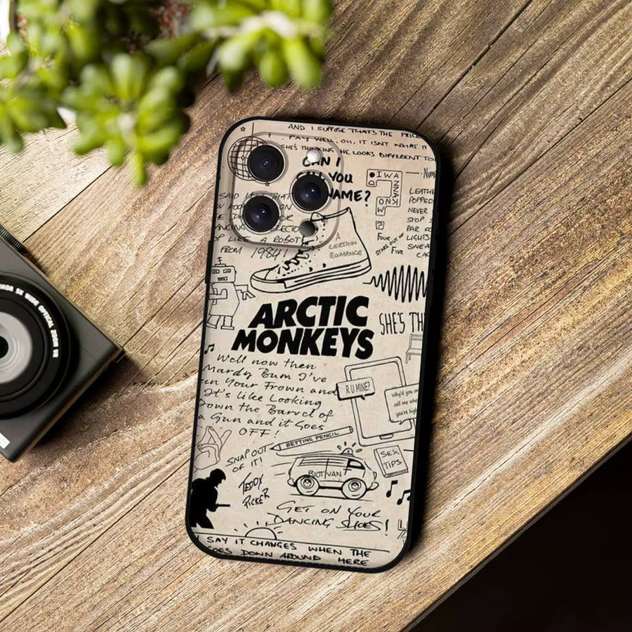 Arctic M-Monkeys Handyhülle aus weichem TPU für iPhone 17 16 15 14 13 12 11 Pro Max Plus Mini - Bild 5