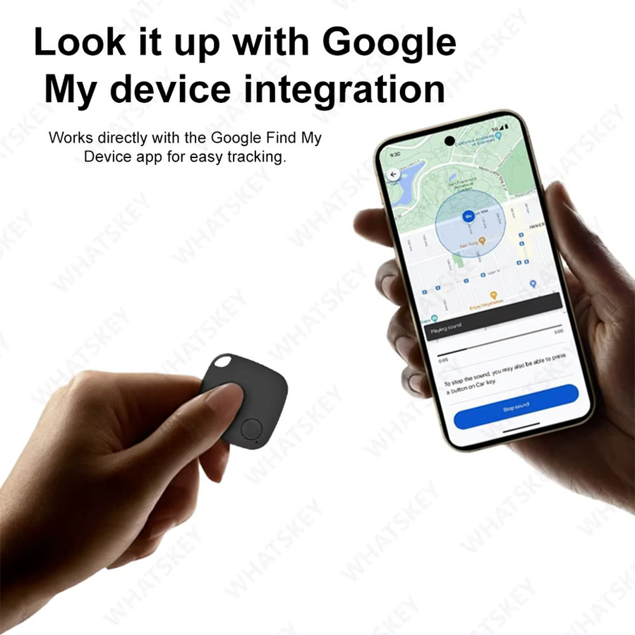 Peocke Android Air Tracker Bluetooth Smart Tag Gegenstandsfinder kompatibel mit Google Find My Device in Pink oder Schwarz - Bild 4