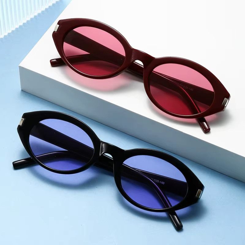 Samjune Sonnenbrille, oval, Vollrand, Kunststoff, Damen - Bild 1