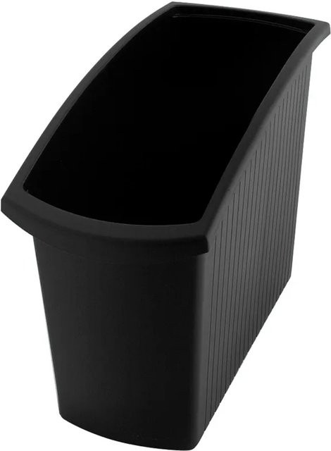PROREGAL SparSet 4er Pack Rechteckige Kunststoff Papierkörbe 18 Liter Schwarz H x B x T: 45 x 34,5 x 19,4 cm - Bild 1