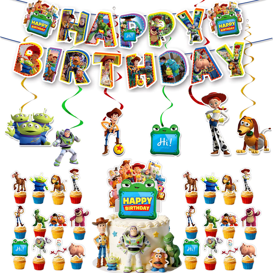 Disney Toy Story 5 Geburtstagsspiel-Party-Banner-Set, Partydekoration - Bild 2