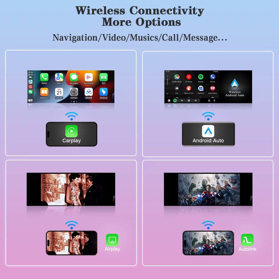 AUTOTOP Wireless CarPlay und AirPlay Adapter für Mercedes Benz NTG6.0 in Schwarz - Bild 4