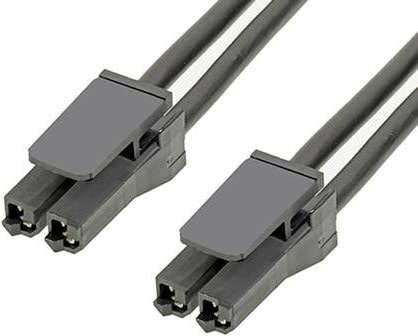 Molex Buchsengehäuse-Kabel Schwarz 2-polig 2160101022 Bulk - Bild 1
