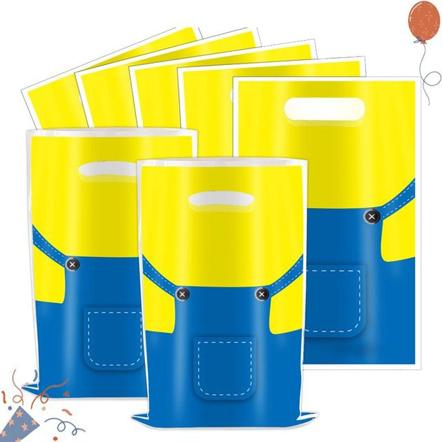 Fashnics Minions Geschenktüten für Kinder, Gelb, B/H: 16,5 x 25 cm, 30 Stück - Bild 1