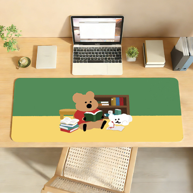 Cartoon D-Dinotaeng Mauspad in Multicolour, rutschfeste Schreibtischunterlage aus Gummi für PC und Laptop - Bild 1