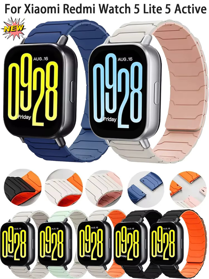 Uhrenarmband Silikon, Magnetisch, 22mm 20mm, Unisex - Bild 5