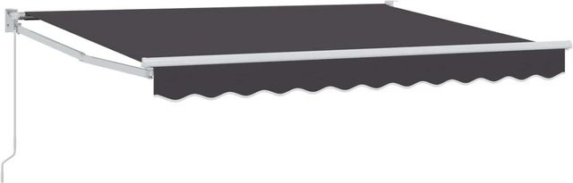 vidaXL Manuell Einziehbare Markise Anthrazit B: 300 cm, T: 200 cm - Bild 1