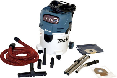 Makita Nass-/Trockensauger VC3012M in Blau mit 1500 W Leistung und 30 l Behältervolumen, Staubklasse M zertifiziert - Bild 2
