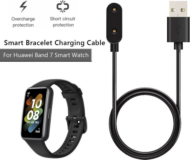 Huawei USB-Magnetladekabel in Schwarz für Huawei Band 7, Honor Band 6 und Honor Band 6 Pro - Bild 1