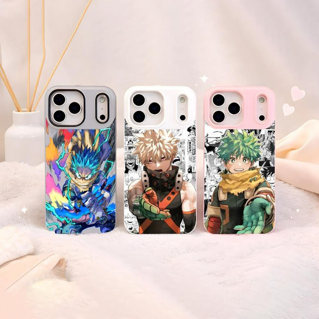 Anime My Hero Academia Handyhülle für iPhone 12-17, transparente TPU Jelly-Hülle, stoßfest und ultra-slim - Bild 1