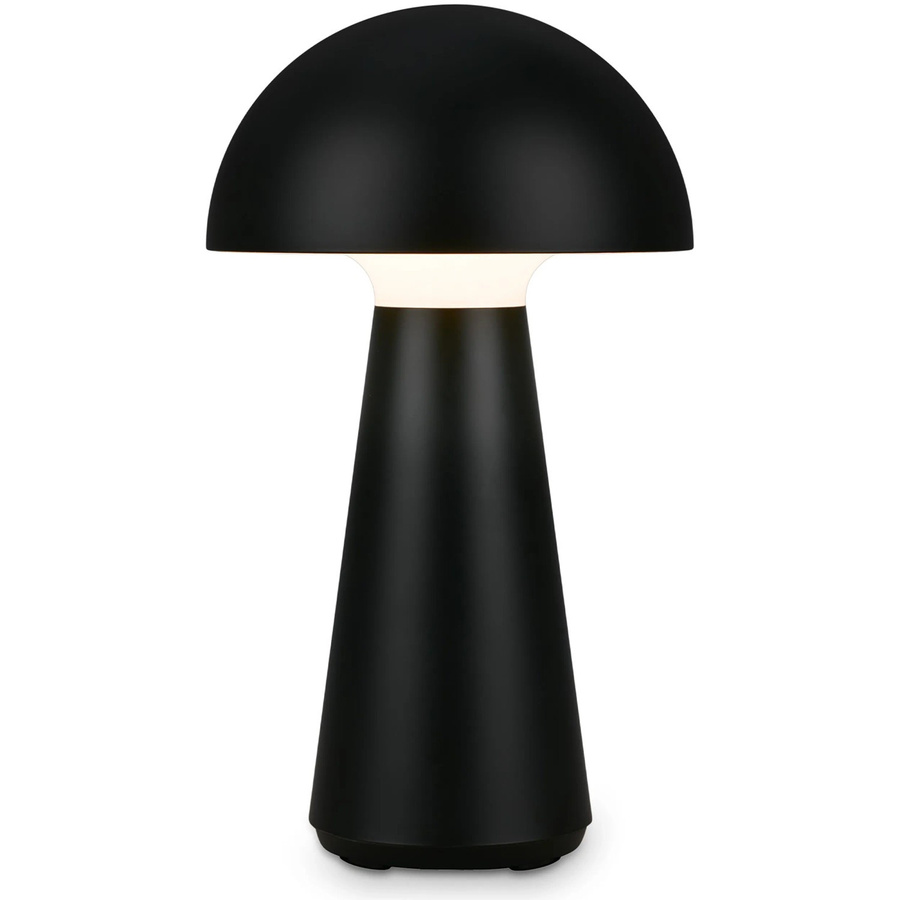Brilo Akku-Tischleuchte Fungo Schwarz dimmbar mit LED und Touch-Bedienung - Bild 2