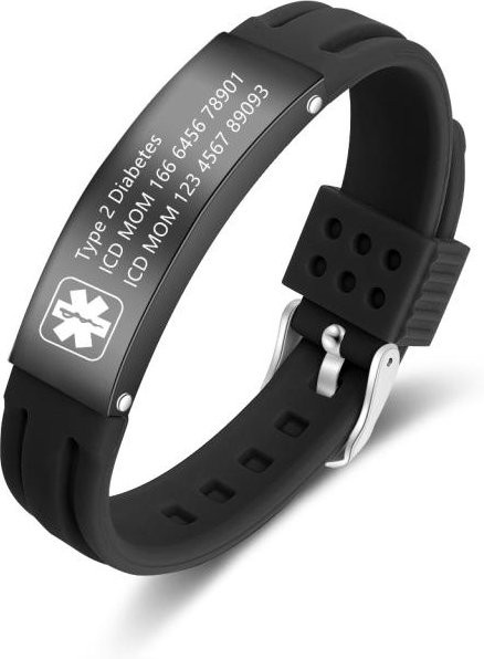 Yiran pet products Armband Edelstahl, gray, Herren - Bild 1