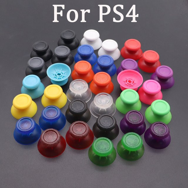 XOXNXEX 3D Analog Joystick Thumbstick Grip Caps für PS4 Pro Slim Controller, 1 Paar Ersatz-Thumbsticks - Bild 1