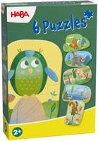 HABA Set mit 6 ersten Puzzles Waldtiere für Kinder ab 2 Jahren - Bild 1