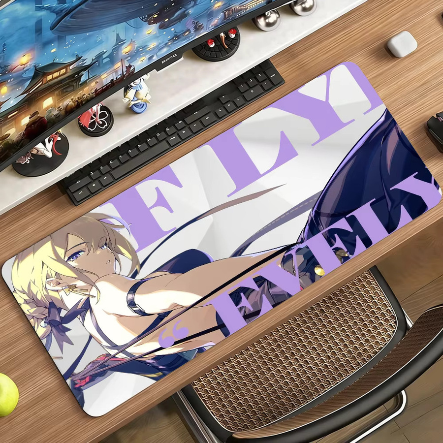 ZZZ Gaming Evelyn Chevalier Mauspad aus Gummi, rutschfeste Schreibtischunterlage für Gamer in Multicolour - Bild 3