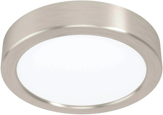 Eglo LED Aufbauleuchte Fueva 5 in Weiß-Nickel matt mit 11 W und warmweißem Licht - Bild 1