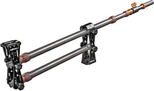 Walimex Pro Carbon Kamera Jib Traveller 7.2 in Schwarz mit 1/4 Zoll Gewinde, B/T/H: 16 x 10 x 80 cm, Reichweite 70-200 cm - Bild 1