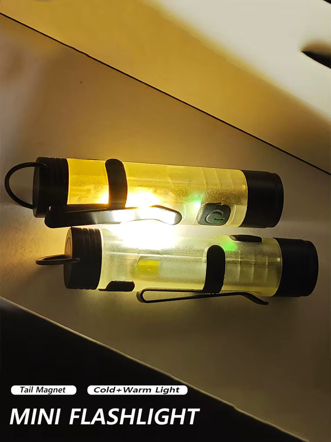 HEINAST LED-Mini-Taschenlampe in Schwarz mit 400 lm Helligkeit, magnetisch und wiederaufladbar für Outdoor und Arbeit - Bild 5