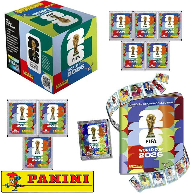 Panini FIFA World Cup Fußball-Karten-Stickerpaket Album, Limitierte Auflage - Bild 1