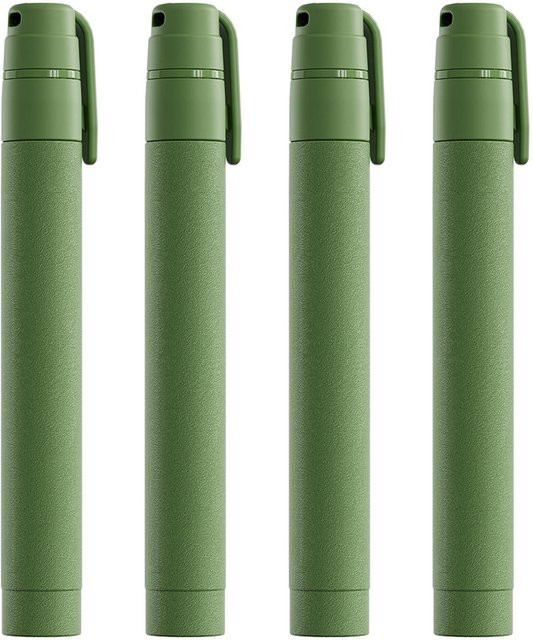 TOMTOP JMS Wasserfilter-Strohhalm für den Außenbereich, tragbarer Wasserreiniger für Camping, 4 Stück, Grün - Bild 1