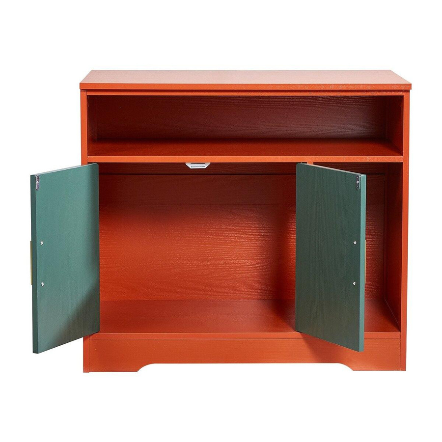 Buying Solutions MB Katzenklo-Gehege als versteckter Katzenklo-Schrank mit Regal und Stauraum im modernen Stil, Höhe: 79,2 cm - Bild 3