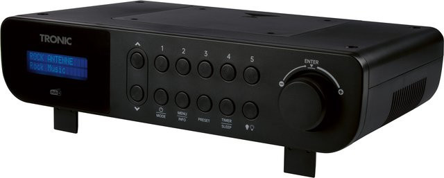 TRONIC Unterbau Küchenradio DAB+ TKR 3W D7 Schwarz - Bild 1