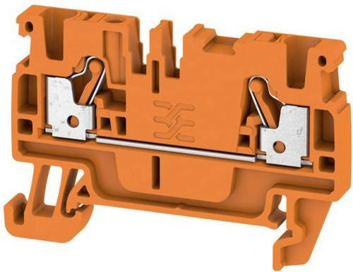 Weidmüller Durchgangsklemme 5,1 mm Zugfeder Orange, 100 Stück - Bild 1
