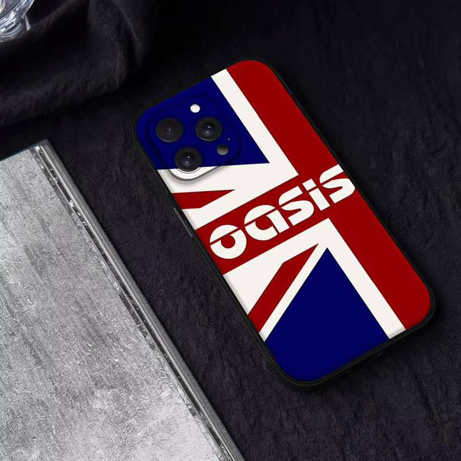 Hot-O-Oasis-Band Handyhülle für iPhone 15 14 13 12 11 Pro Max Xr Xs Shell Cover Case in Schwarz - Bild 5