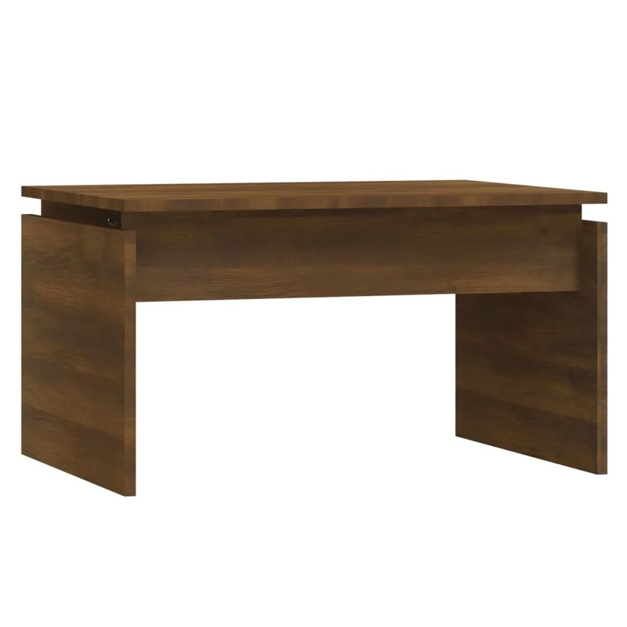 vidaXL Couchtisch in Braun mit Eichen-Optik aus Holzwerkstoff, B/T/H: 68 x 50 x 38 cm - Bild 2