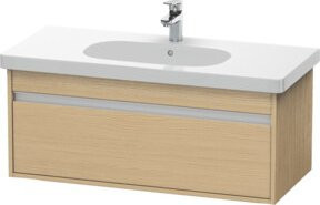 Duravit Waschtischunterschrank Ketho wandhängend in Beige Matt mit einer Tür und einer Schublade, B/T/H: 100 x 45,5 x 41 cm - Bild 1