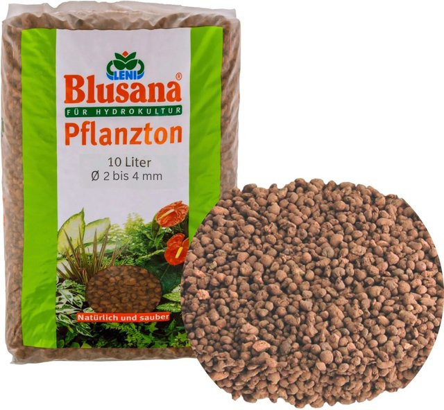Blusana Blähton Pflanzsubstrat in feiner Körnung 2-4 mm - Bild 1