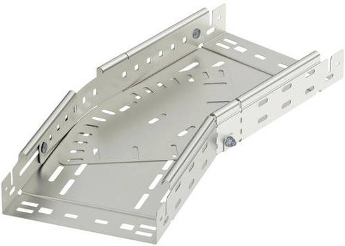 OBO Bettermann Bogen aus Metall in Silber, Breite: 30 cm, Höhe: 6 cm - Bild 1