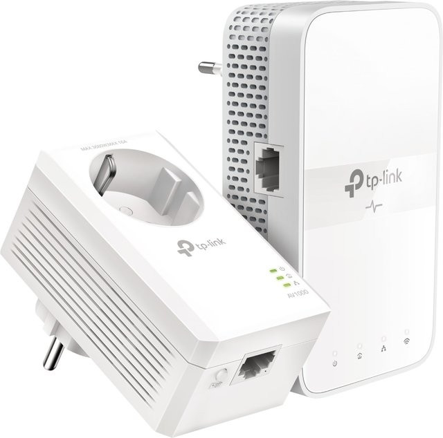TP-Link TL-WPA7619 KIT Powerline WLAN Starter Kit mit Wi-Fi 5 Dual-Band und 1000 Mbit/s in Weiß - Bild 1