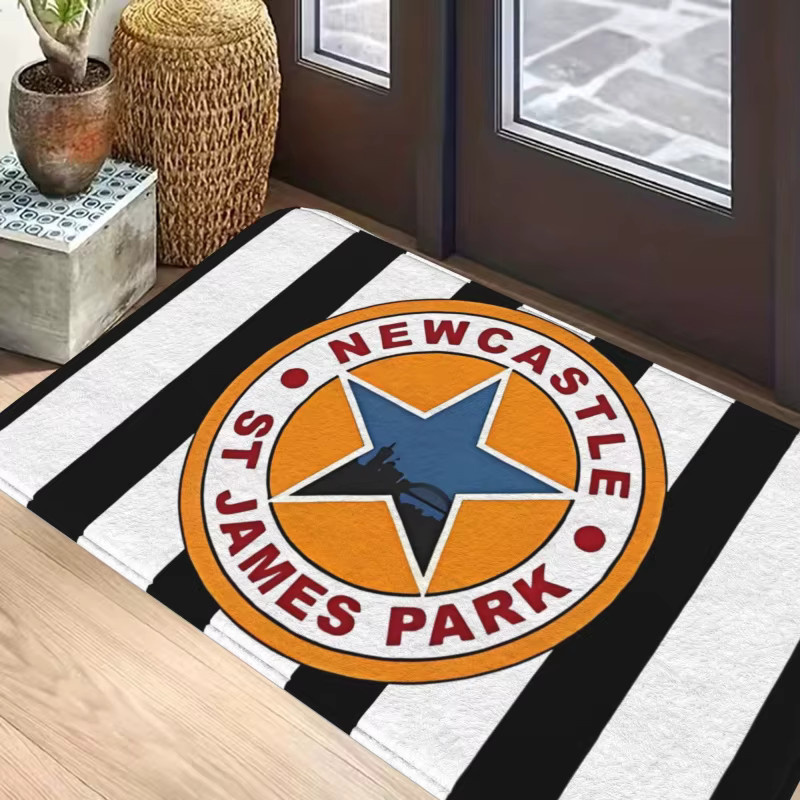 VIKAMA Newcastle St. James' Park Fußmatte, rutschfester Schmutzfänger für Fußballfans, B/B: 60,0 x 40,0 cm, mehrfarbig - Bild 2