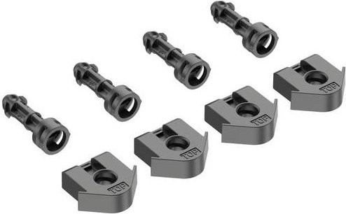 Spelsberg GEOS-S 3030 SV 72204301 Schnellverschluss-Set aus Polyamid in Schwarz - Bild 1