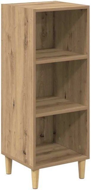 vidaXL Sideboard Artisan-Eiche Modern Braun B/T/H: 32,5 x 34,5 x 90 cm - Bild 1