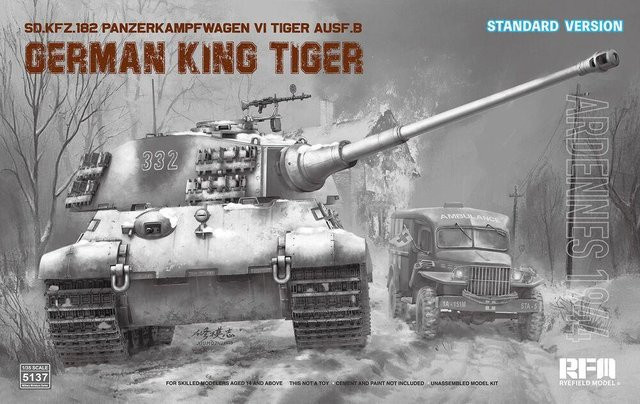 Rye Field Model German King Tiger Pz.Kpfw. VI Ausf. B, Fahrzeug, ab 14 Jahren - Bild 1