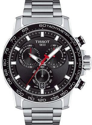 Tissot Chronograph, Quarz, Edelstahl, Schwarz, Herren - Bild 1