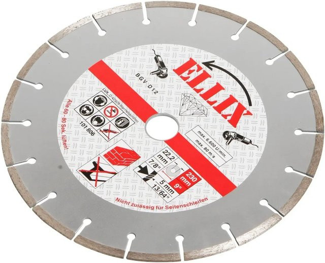 BWO Diamant-Trennscheibe Universal in Silber, Durchmesser: 230 mm - Bild 1