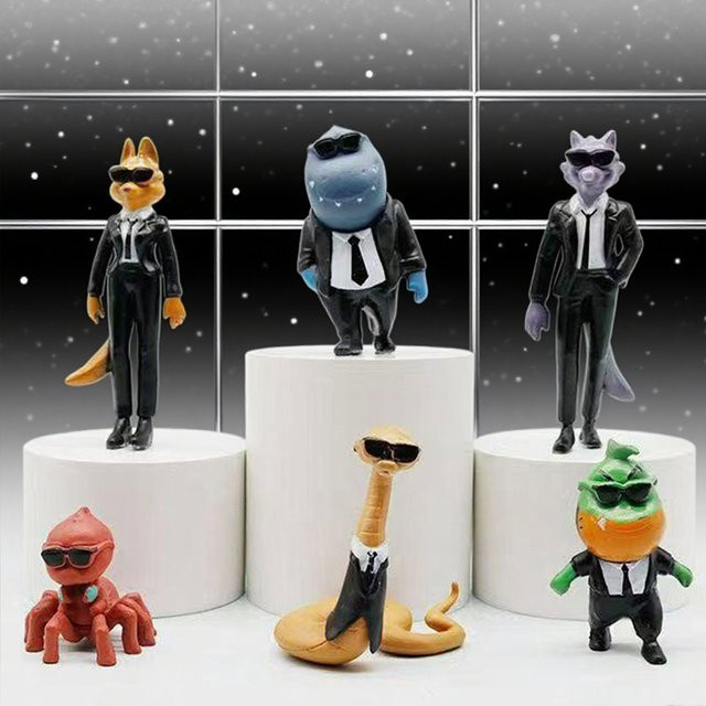 Bandai The Bad Guys, Anime-Puppenmodelle, Kunststoff - Bild 1