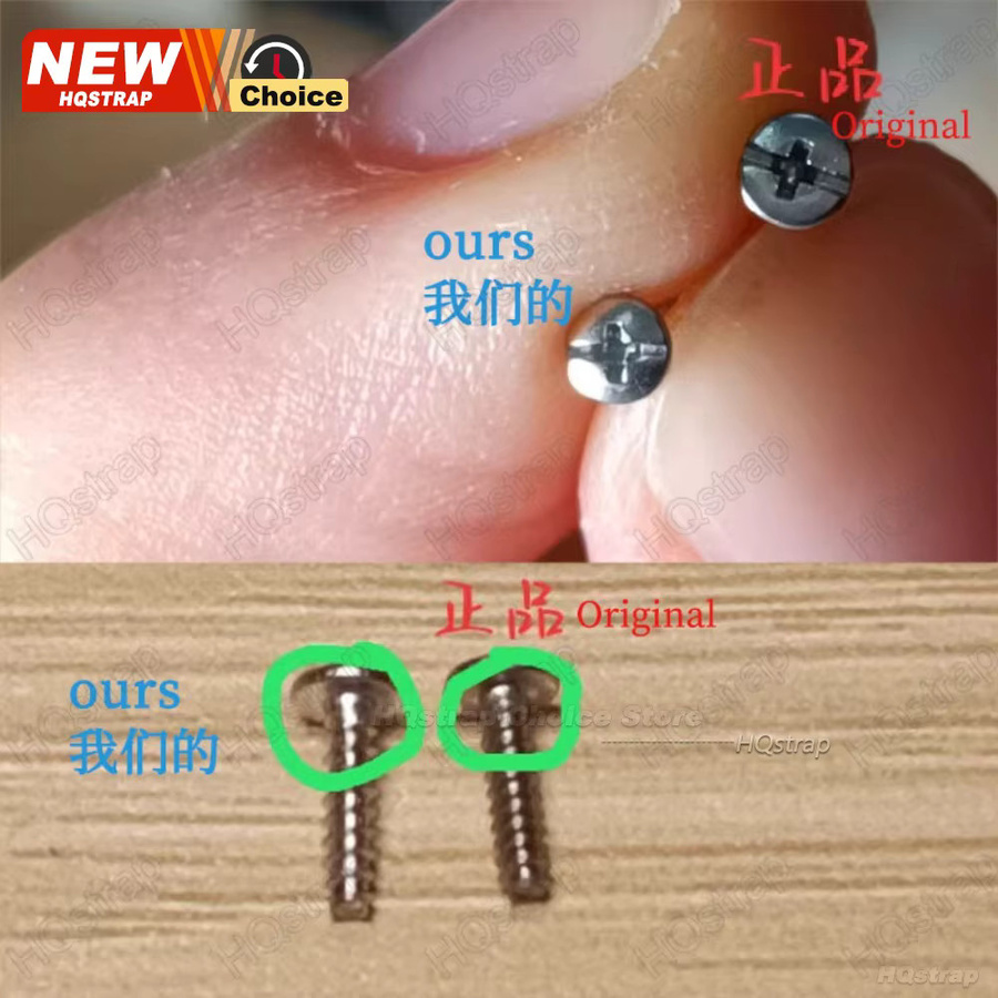 Uhrenreparaturwerkzeuge Edelstahl, Kreuzrundkopfschraube, 6,2 mm, Silber - Bild 4