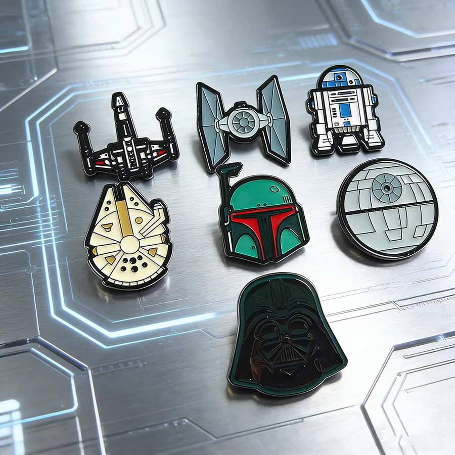 Star Wars Emaille-Pin-Set, 7-teilig, Bunt, Broschen-Kollektion - Bild 4