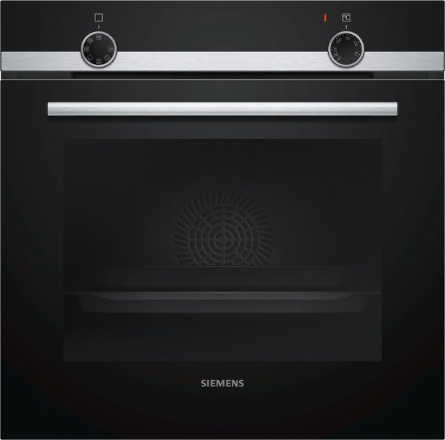 Siemens iQ100 Einbaubackofen HB510ABR1 in Schwarz und Grau - Bild 1