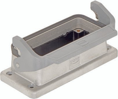 HARTING Anbaugehäuse 09 62 816 0397 09628160397 aus Kunststoff in Grau - Bild 1