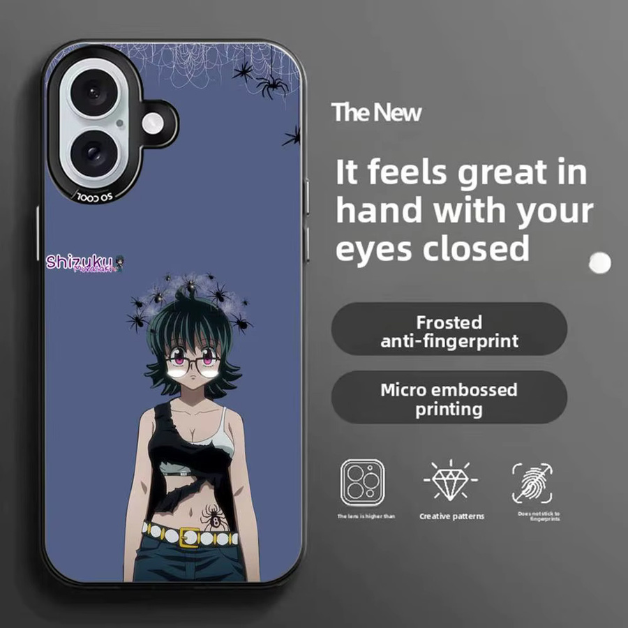 H-Hunter-x-hunt Shizuku Anime Handyhülle für iPhone 11-16, transparent mit Farbwechsel-Effekt, schmale Anti-Fall-TPU-Hülle - Bild 3