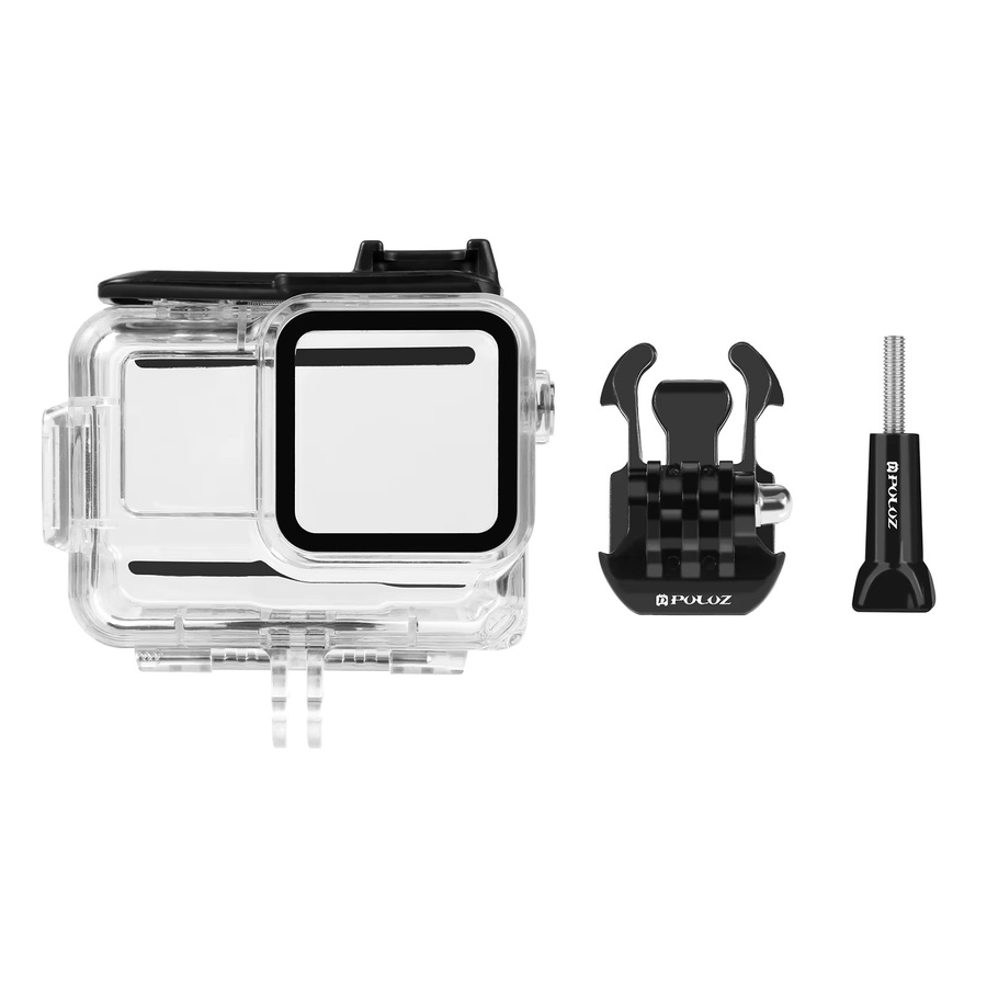 PULUZ Wasserdichte Unterwasser-Tauchhülle für Insta360 Ace Pro und Ace Pro 2, transparentes Schutzgehäuse bis 60 m Tiefe - Bild 2