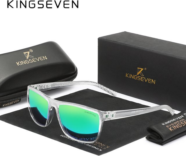 Kingseven Sonnenbrille, Vollrand, transparent, Damen, Kunststoff, polarisiert - Bild 1