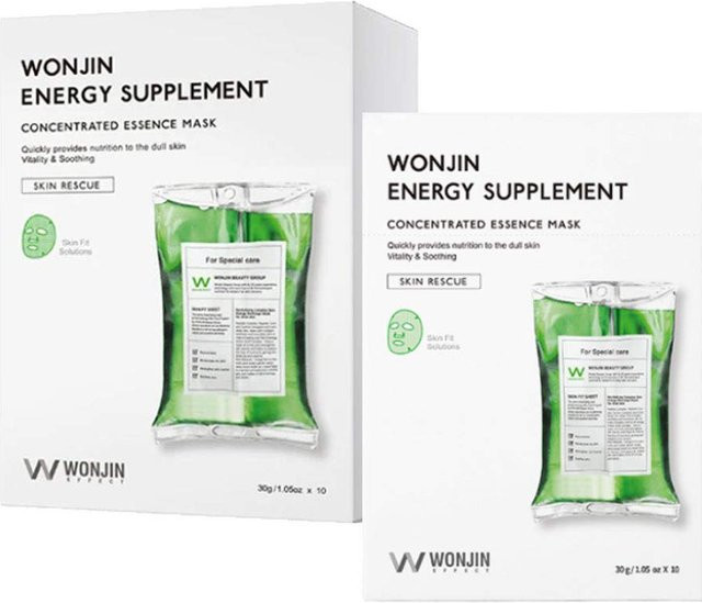 WONJIN EFFECT Konzentrierte Essenz Masken Set, Peptide, 30 g x 10 Stk. - Bild 1