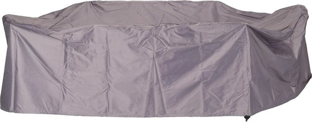 Acamp Premium-Schutzhülle für ovale Sitzgruppen aus Polyester, wasserabweisend, Grau, Breite: 230 cm, Tiefe: 135 cm - Bild 1